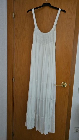 Vestido blanco ibicenco Talla Única