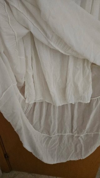 Vestido blanco ibicenco Talla Única
