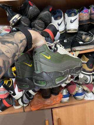 Zapatillas Air Max 95 verdes y blancas
