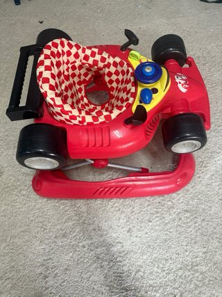 Coche andador bebé rojo