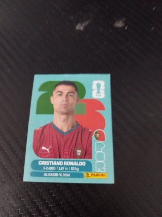 Carta Cristiano Ronaldo FIFA Panini