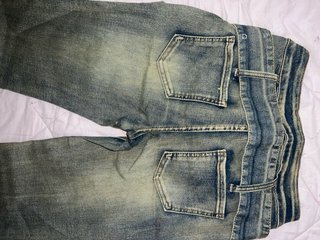 Pantalón campana Y2K con cinturón