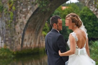 Vestido de Novia Blanco Usado 1 Vez
