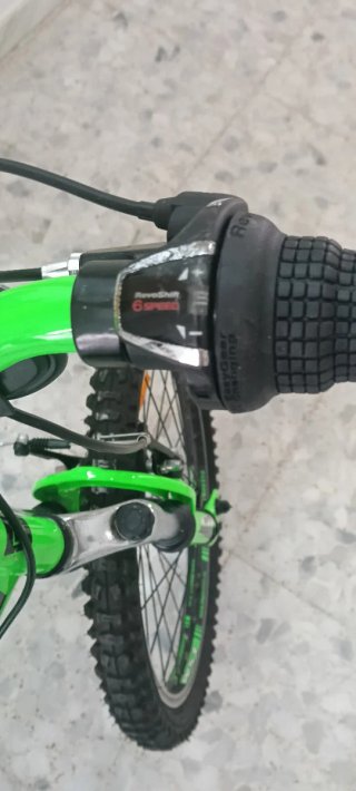 Bicicleta infantil verde D20 Sniper