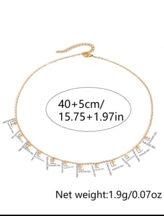 Elegante Collar dorado con cruces