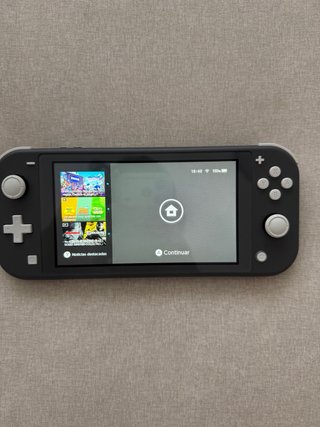 Nintendo Switch Lite Gris + Caja y Cargador