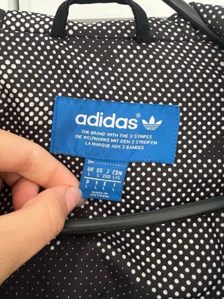 Chaqueta Parka Adidas Originals Negra Vintage