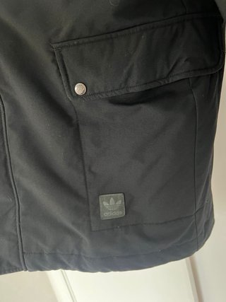 Chaqueta Parka Adidas Originals Negra Vintage