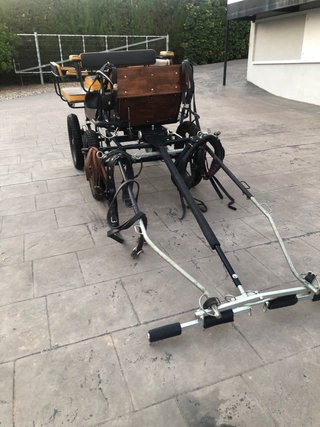 Carro para caballos.