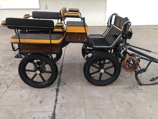 Carro para caballos.