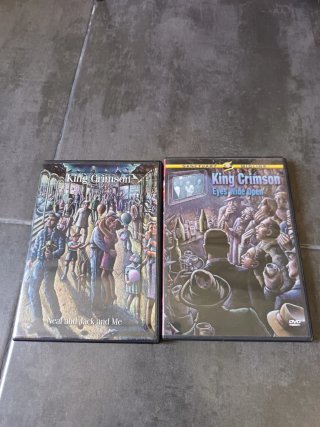 Lote DVDs King Crimson Rock Progresivo
