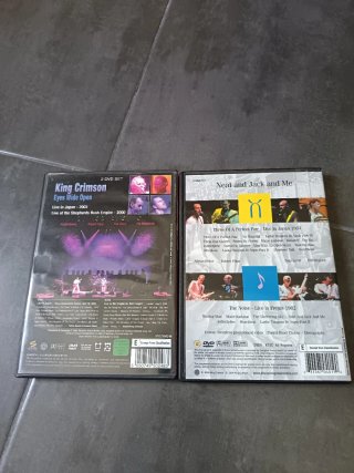 Lote DVDs King Crimson Rock Progresivo