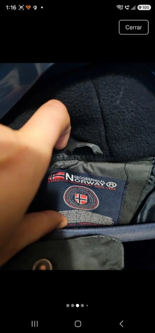 Anorak Geographical Norway Negro