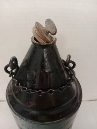 Bidón metálico PTT antiguo