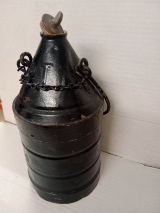 Bidón metálico PTT antiguo