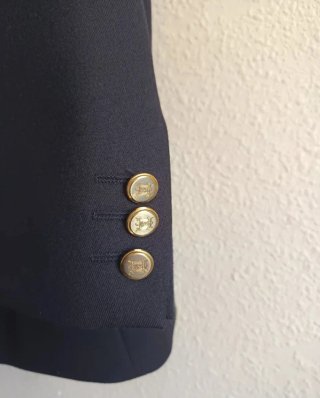 OFERTA!! Elegante Chaqueta lana Lorton Azul T 52