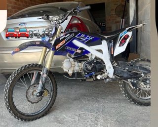 Pit Bike KXD 125cc Enduro/Motocross Azul/Blanco