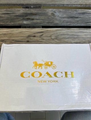 Mala Coach preta e cinza