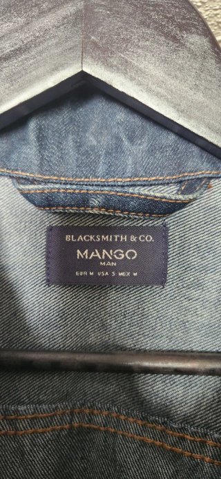 Chaqueta Vaquera Mango Azul ropa de hombre
