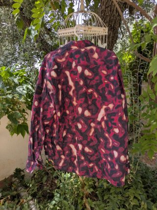 Camisa BOSS manga larga estampado abstracto XL