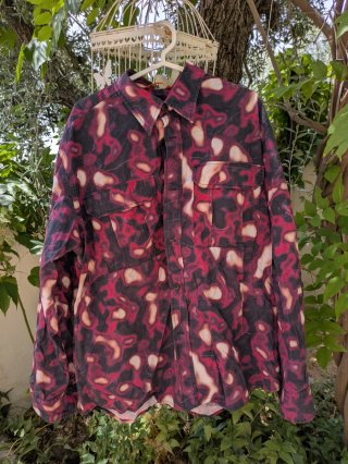 Camisa BOSS manga larga estampado abstracto XL