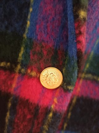 Cappotto tartan caldissimo "Le rôbe Paris"