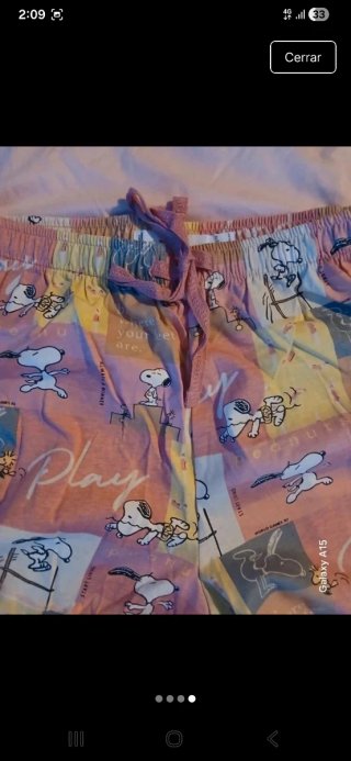 Pijama Verano Snoopy talla m