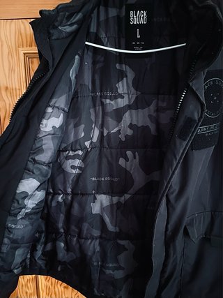 Chaleco Sin Mangas Negro Hombre L - Estilo Militar