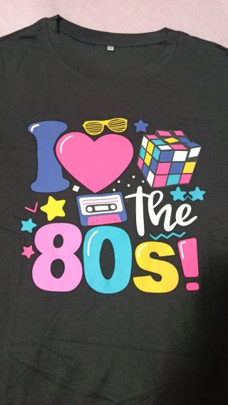 Camiseta I love the 80s