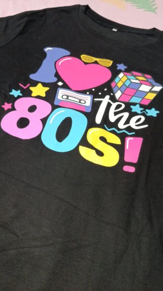 Camiseta I love the 80s