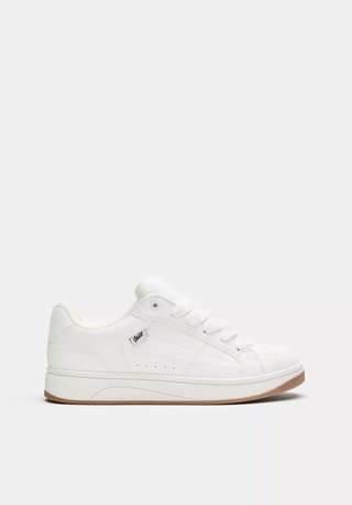 Zapatillas Bata Blancas Estilo Skate Talla