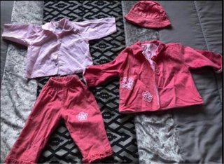 Conjunto 4 piezas niña 6 meses