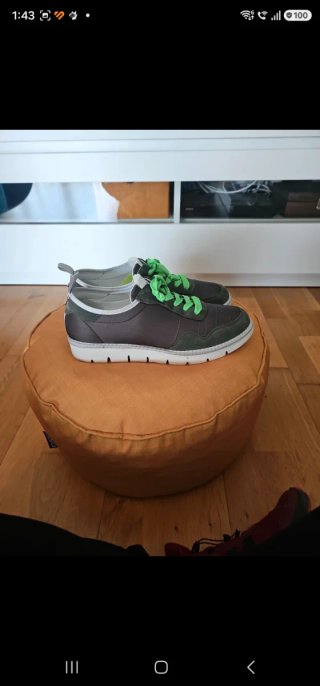 Zapatos Panchic Marrones y Verdes
