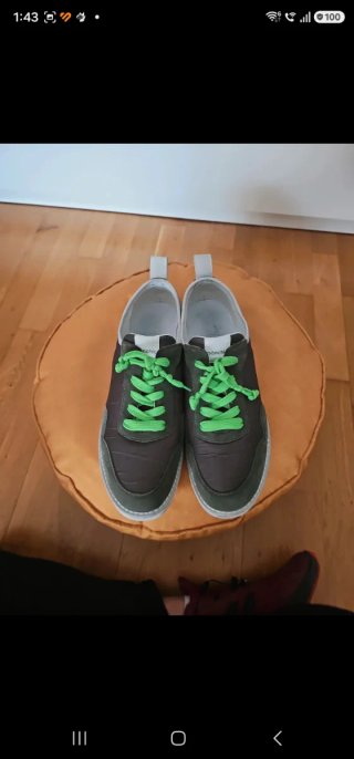 Zapatos Panchic Marrones y Verdes
