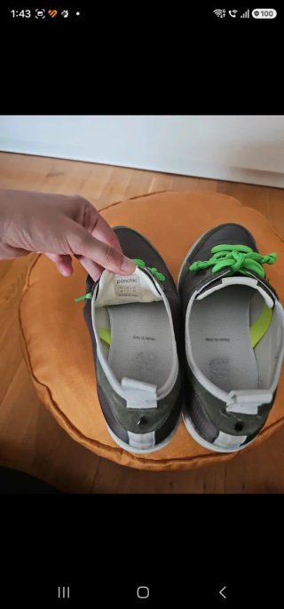 Zapatos Panchic Marrones y Verdes