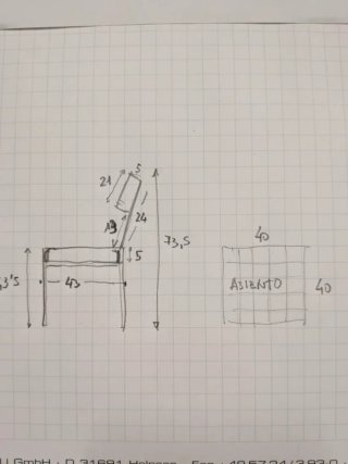 Silla diseño industrial