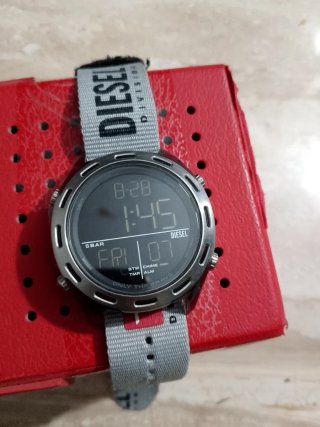 Reloj Diesel Digital Gris/Plata