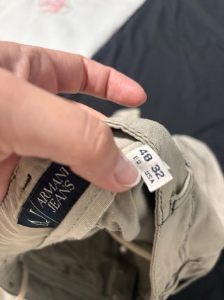 Pantalones Armani Jeans Beige Hombre