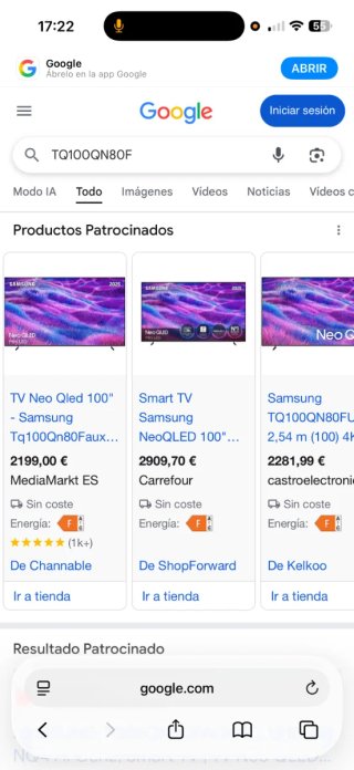 Samsung Neo QLED 100” TQ100QN80FUXXC Nueva