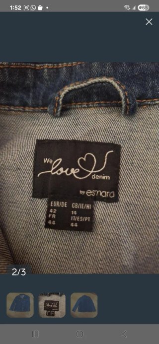 Chaqueta vaquera azul