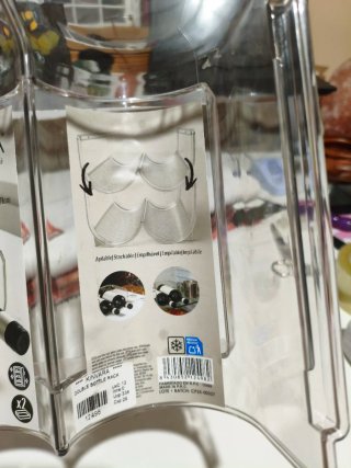 Botellero Doble Acrílico Transparente Kinvara