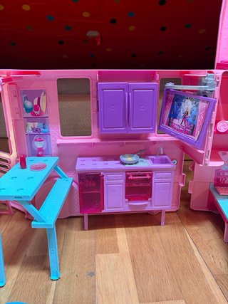 Caravana Barbie Rosa