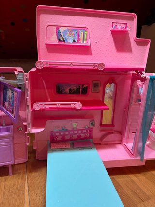 Caravana Barbie Rosa