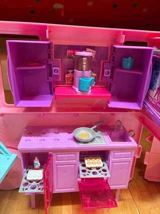 Caravana Barbie Rosa