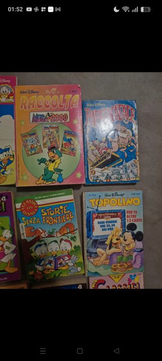Lotto fumetti topolino e paperino vintage
