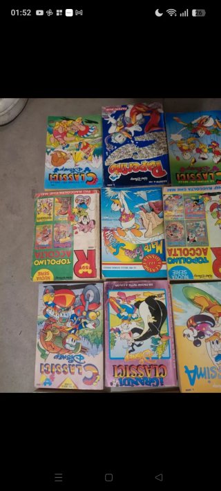 Lotto fumetti topolino e paperino vintage