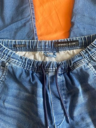 Pantalones vaqueros joggers azules