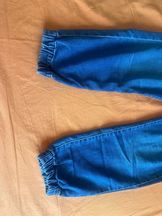 Pantalones vaqueros joggers azules