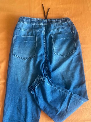 Pantalones vaqueros joggers azules