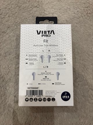 VIETA PRO Fit Auriculares True Wireless Grises